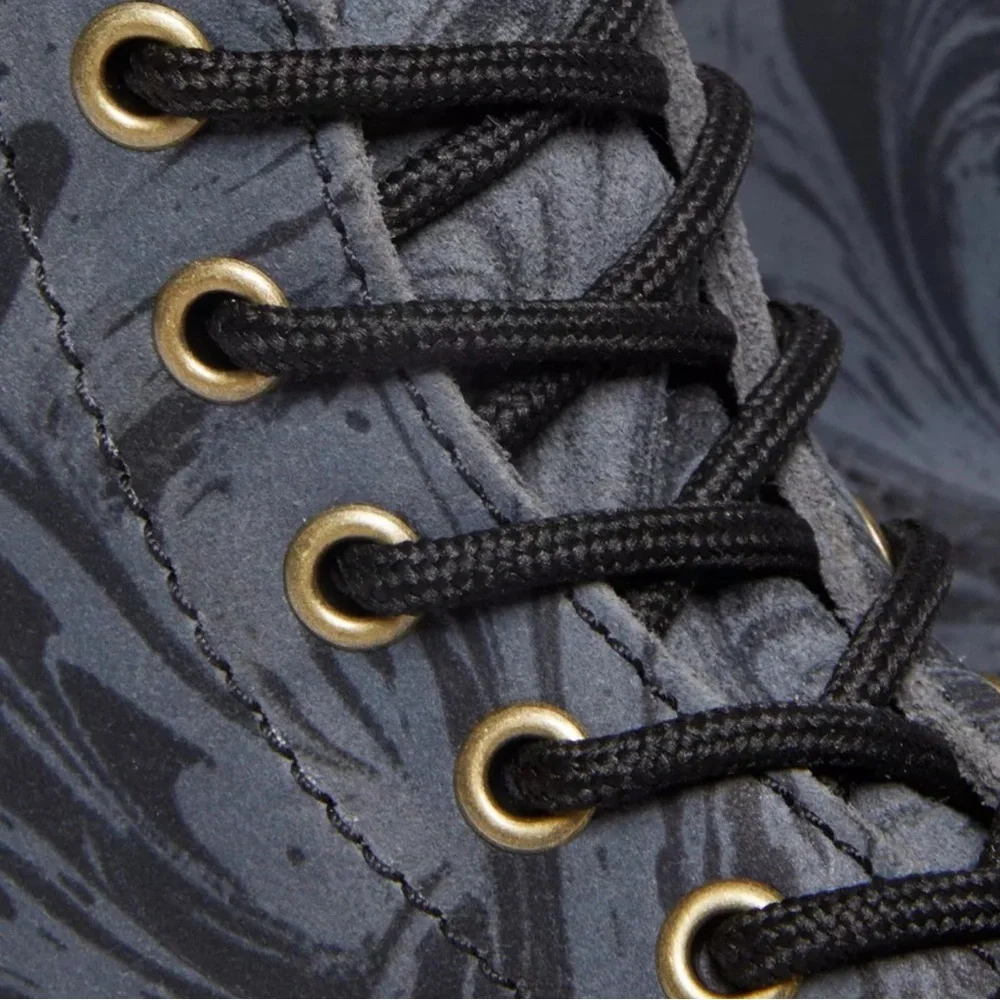 DR. MARTENS 1460 Pascal Marbled Suede Lace Up Boots - Picture 3 of 16